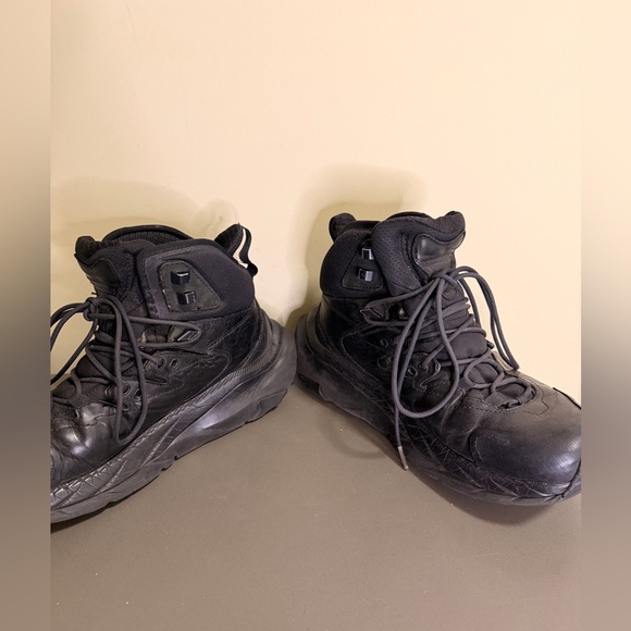 Mens Hoka Kaha 2 GTX Goretex Leather Hiking Boots - Picture 3 of 6